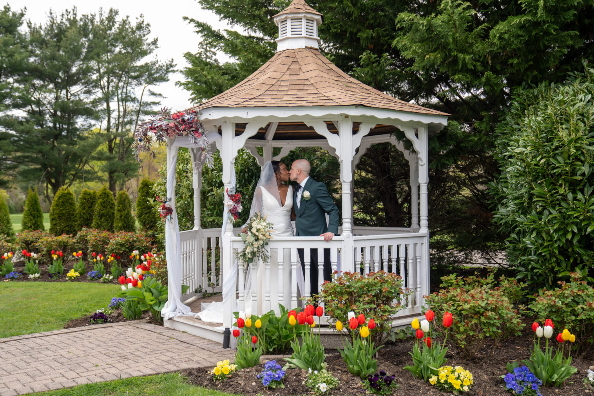 “We’ve customized so many different weddings, and no two weddings are ever the same.” Essex Club offers versatility, affordability, and charm